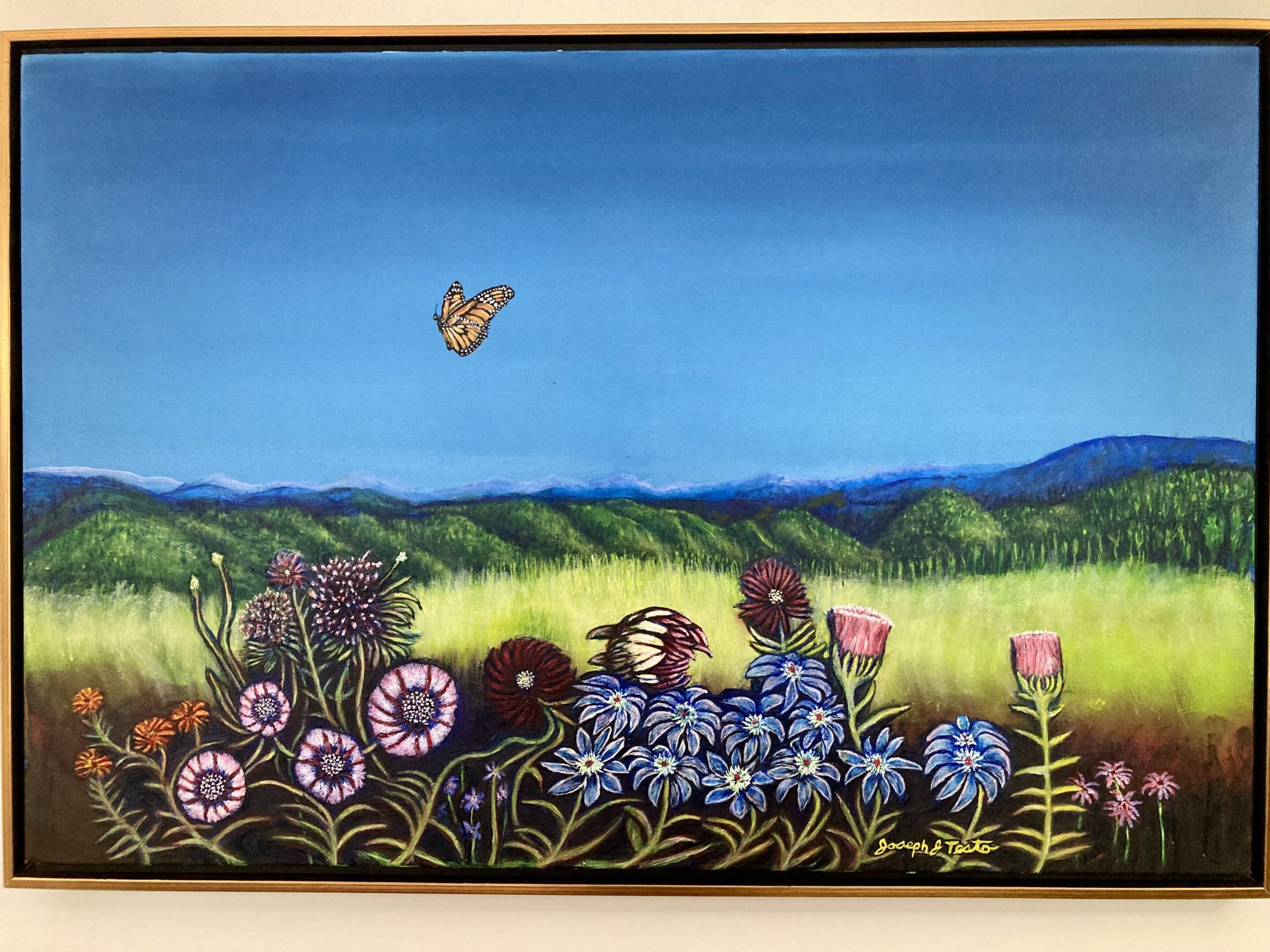 Flowers and Butterfly